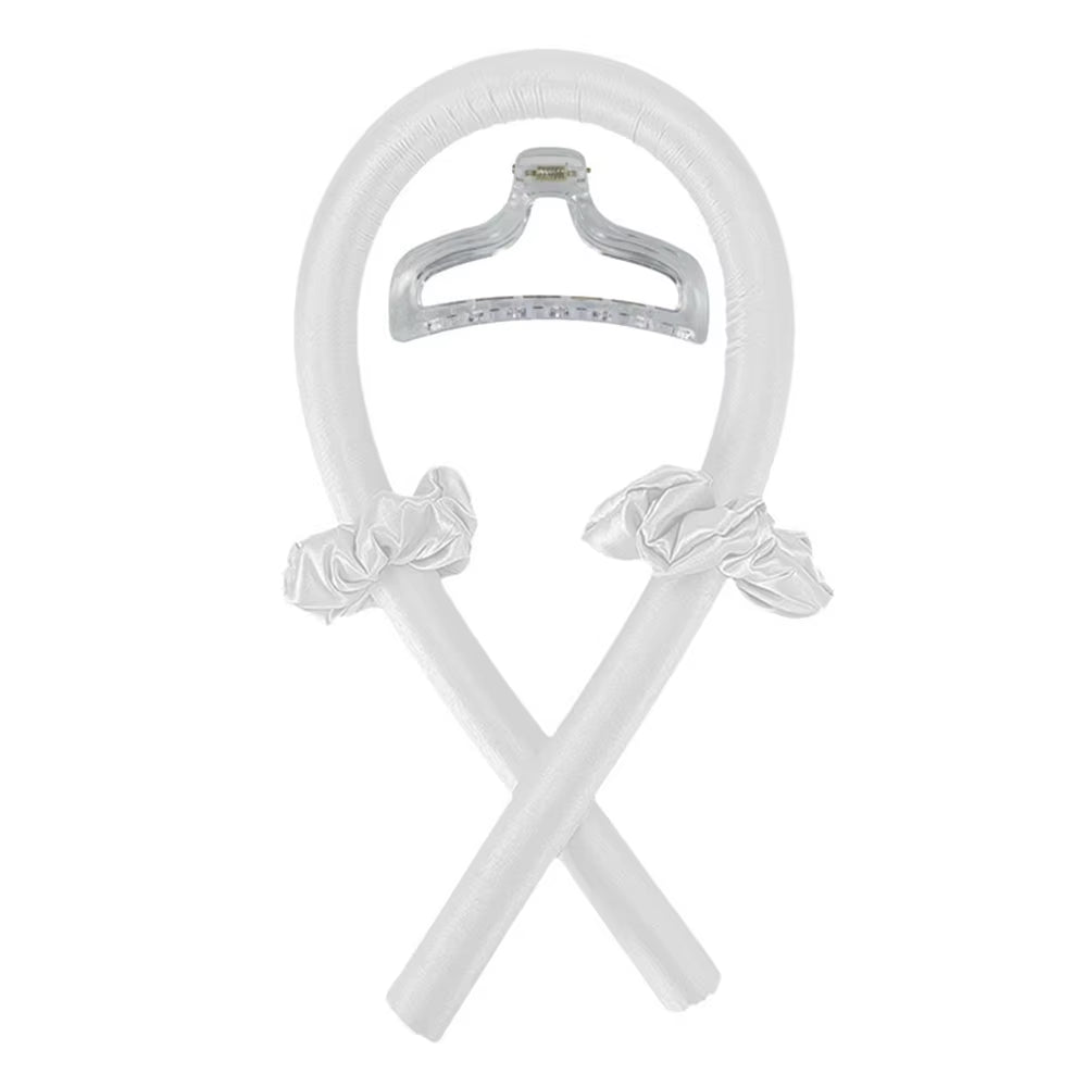 Heatless Curling Rod Headband No Heat Silk Curls Ribbon Hair Rollers Sleeping Soft Lazy Hair Curlers Foam Rod Hair Styling Tools